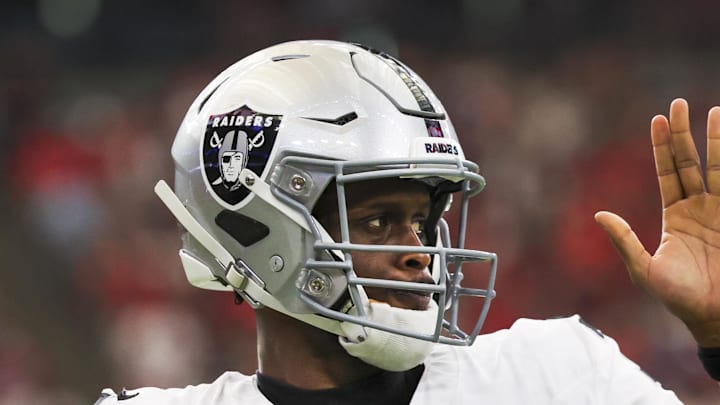 Las Vegas Raiders quarterback Geno Smith