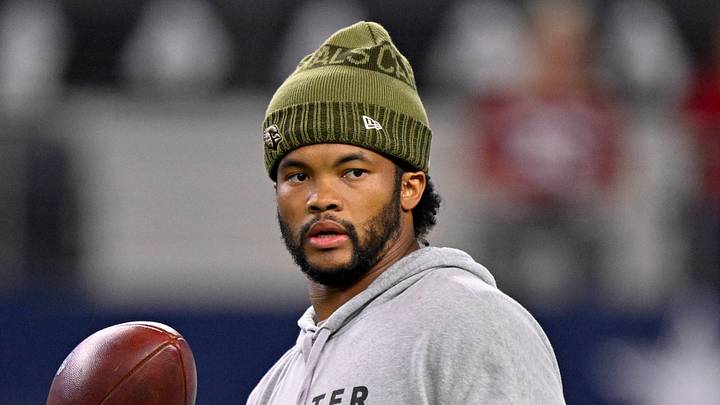 Nov 3, 2025; Arlington, Texas, USA; Arizona Cardinals quarterback Kyler Murray (1) looks on from the field before the game between the Dallas Cowboys and the Arizona Cardinals at AT&T Stadium. Mandatory Credit: Jerome Miron-Imagn Images Nov 3, 2025; Arlington, Texas, USA; Arizona Cardinals quarterback Kyler Murray (1) looks on from the field before the game between the Dallas Cowboys and the Arizona Cardinals at AT&T Stadium. Mandatory Credit: Jerome Miron-Imagn Images