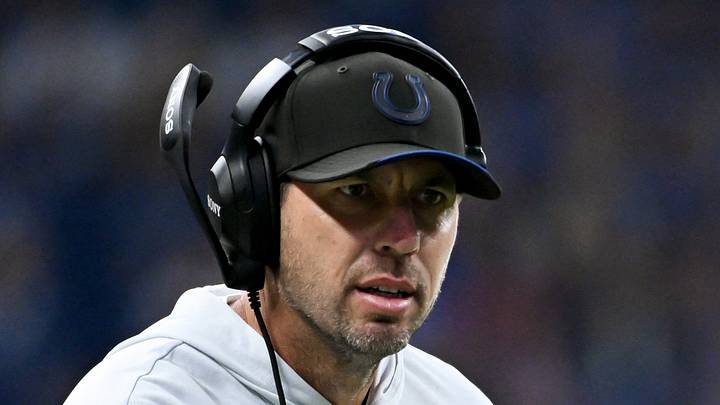 Indianapolis Colts head coach Shane Steichen reacts after a play Indianapolis Colts head coach Shane Steichen reacts after a play