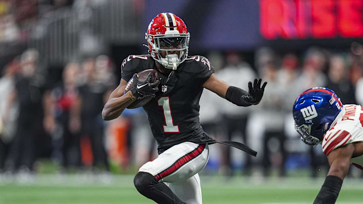 Atlanta Falcons wide receiver Darnell Mooney was injured the first day of training camp and has struggled to get on the field.