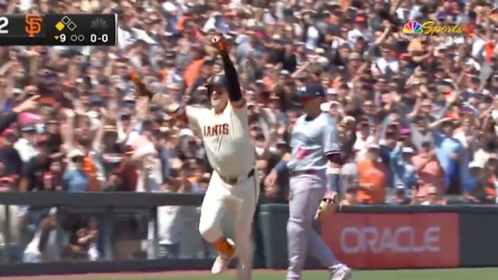 Minnesota Twins vs. San Francisco Giants: A walk-off inside the park home run was the way things ended on Sunday.