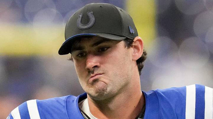 Indianapolis Colts qb Daniel Jones leaves the field Sunday, Sept. 13, 2026, after losing 41-23 to the Baltimore Ravens Indianapolis Colts qb Daniel Jones leaves the field Sunday, Sept. 13, 2026, after losing 41-23 to the Baltimore Ravens
