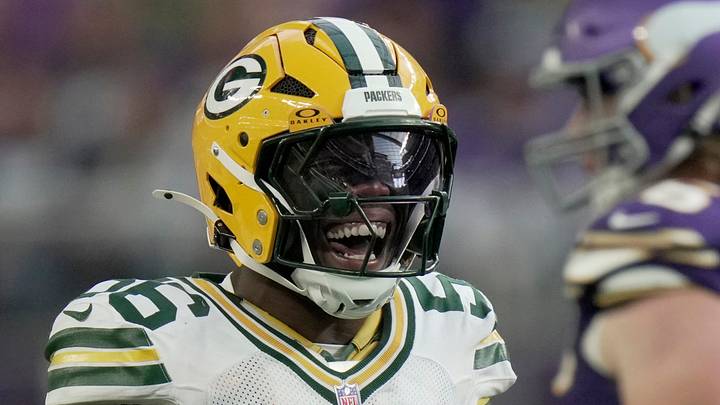 Green Bay Packers linebacker Edgerrin Cooper Green Bay Packers linebacker Edgerrin Cooper