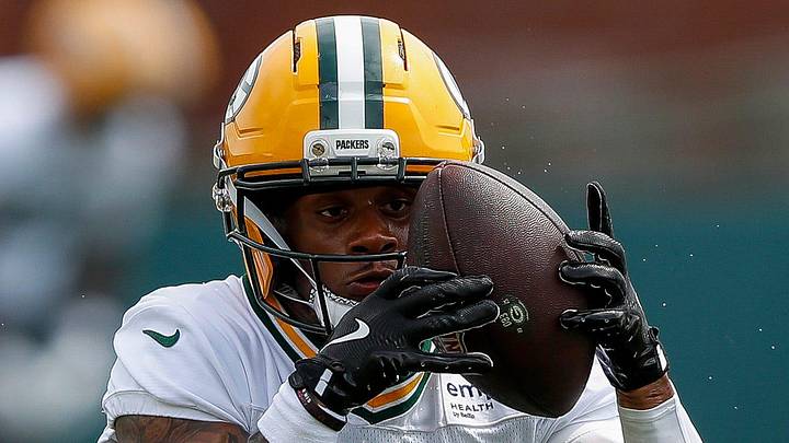 Green Bay Packers running back MarShawn Lloyd