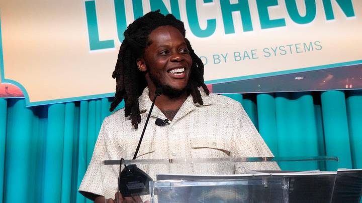 University of Louisville great Teddy Bridgewater delivers the keynote address of the Kentucky Derby Festival They’re Off! Luncheon. April 17, 2026