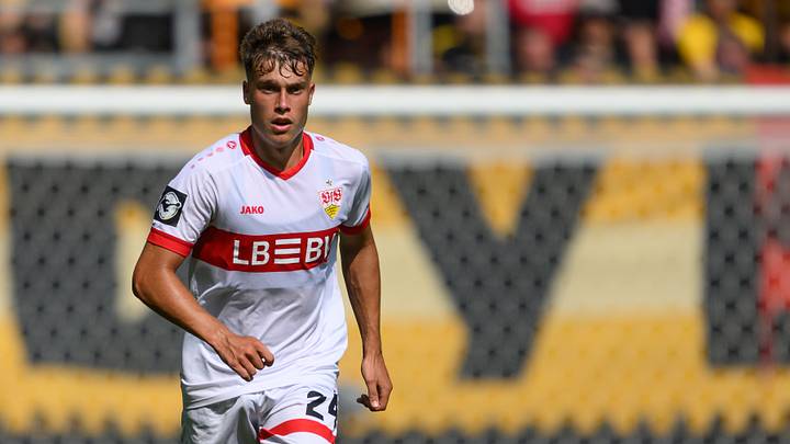 Christopher Olivier im VfB-Trikot Christopher Olivier im VfB-Trikot