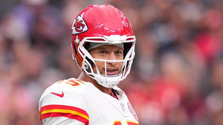 Oct 4, 2026; Paradise, Nevada, USA; Kansas City Chiefs quarterback Patrick Mahomes (15) during the game against the Las Vegas Raiders at Allegiant Stadium. Mandatory Credit: Joe Camporeale-Imagn Images Oct 4, 2026; Paradise, Nevada, USA; Kansas City Chiefs quarterback Patrick Mahomes (15) during the game against the Las Vegas Raiders at Allegiant Stadium. Mandatory Credit: Joe Camporeale-Imagn Images