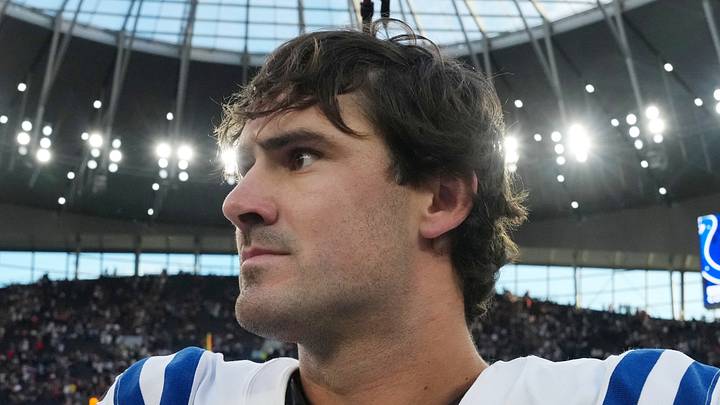Indianapolis Colts quarterback Daniel Jones after a game