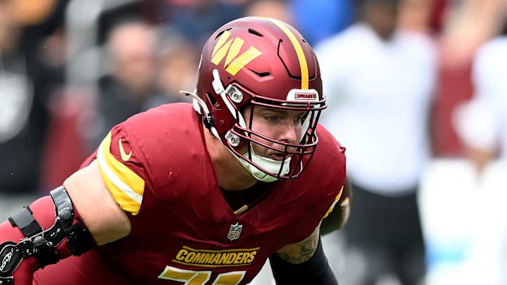 Washington Commanders offensive lineman Andrew Wylie