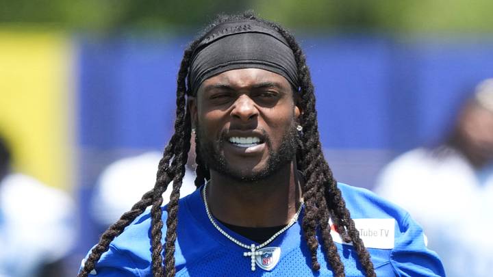 Los Angeles Rams receiver Davante Adams. Los Angeles Rams receiver Davante Adams.