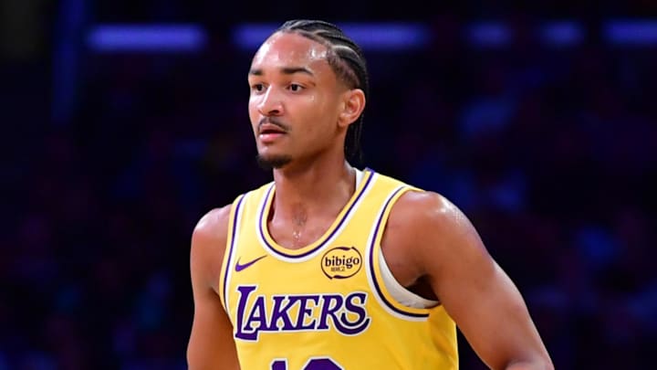 Los Angeles Lakers guard Kobe Bufkin Los Angeles Lakers guard Kobe Bufkin