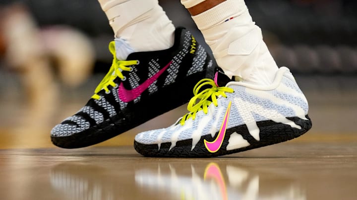 Memphis Grizzlies guard Ja Morant wears the Nike Ja 3. Memphis Grizzlies guard Ja Morant wears the Nike Ja 3.