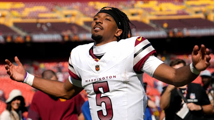 Washington Commanders quarterback Jayden Daniels Washington Commanders quarterback Jayden Daniels