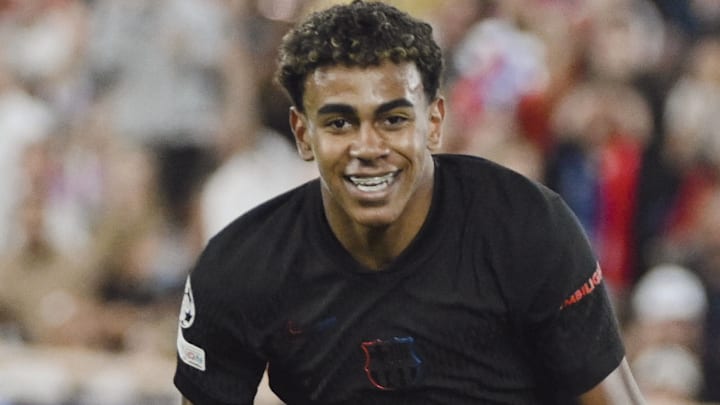 Lamine Yamal found Barcelona's opener against Monaco.