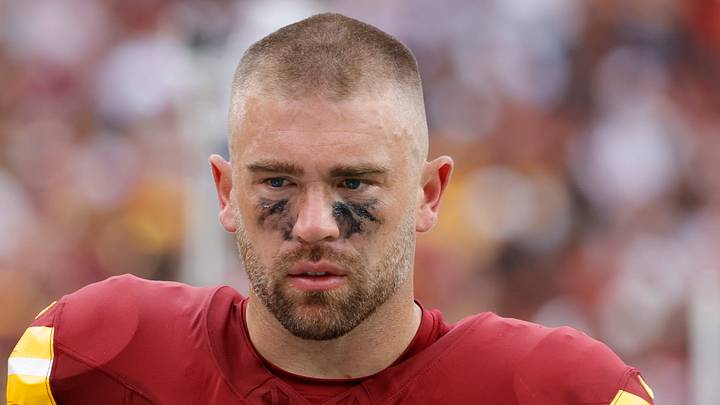 Washington Commanders tight end Zach Ertz Washington Commanders tight end Zach Ertz