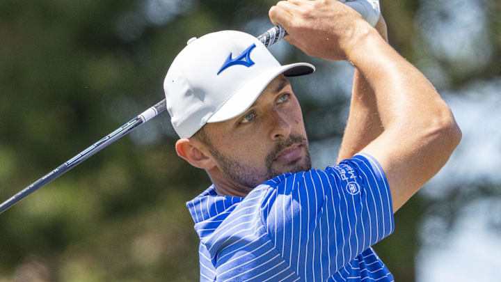 Marco Penge notched his maiden DP World Tour win after a three-month suspension.  