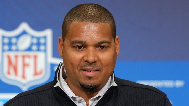 Chicago Bears general manager Ryan Poles Chicago Bears general manager Ryan Poles