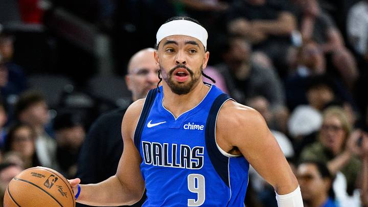 Apr 7, 2026; Inglewood, California, USA; Dallas Mavericks guard Ryan Nembhard (9) controls the ball during the second half against the Los Angeles Clippers at Intuit Dome. Mandatory Credit: William Liang-Imagn Images Apr 7, 2026; Inglewood, California, USA; Dallas Mavericks guard Ryan Nembhard (9) controls the ball during the second half against the Los Angeles Clippers at Intuit Dome. Mandatory Credit: William Liang-Imagn Images