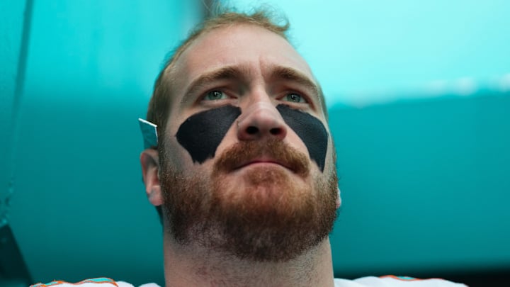 Miami Dolphins offensive lineman Liam Eichenberg
