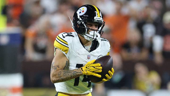 Oct 1, 2026; Cleveland, Ohio, USA; Pittsburgh Steelers wide receiver Roman Wilson (14) makes a catch against the Cleveland Browns in the first half at Huntington Bank Field. Mandatory Credit: Scott Galvin-Imagn Images Oct 1, 2026; Cleveland, Ohio, USA; Pittsburgh Steelers wide receiver Roman Wilson (14) makes a catch against the Cleveland Browns in the first half at Huntington Bank Field. Mandatory Credit: Scott Galvin-Imagn Images