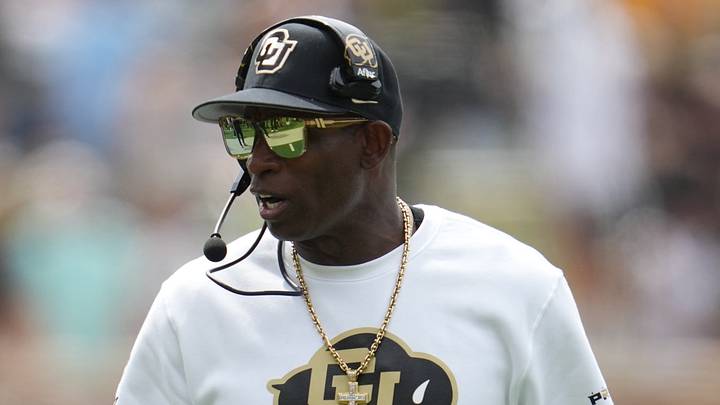 Sep 26, 2026; Waco, Texas, USA; Colorado Buffaloes head coach Deion Sanders looks on during the second half against the Baylor Bears at McLane Stadium. Mandatory Credit: Chris Jones-Imagn Images Sep 26, 2026; Waco, Texas, USA; Colorado Buffaloes head coach Deion Sanders looks on during the second half against the Baylor Bears at McLane Stadium. Mandatory Credit: Chris Jones-Imagn Images