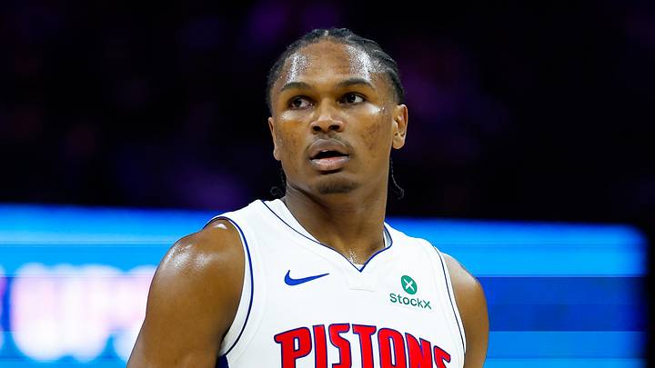 Dec 23, 2025; Sacramento, California, USA; Detroit Pistons guard Ausar Thompson (9) reacts after getting called for a technical foul during the second quarter against the Sacramento Kings at Golden 1 Center. Mandatory Credit: Sergio Estrada-Imagn Images Dec 23, 2025; Sacramento, California, USA; Detroit Pistons guard Ausar Thompson (9) reacts after getting called for a technical foul during the second quarter against the Sacramento Kings at Golden 1 Center. Mandatory Credit: Sergio Estrada-Imagn Images