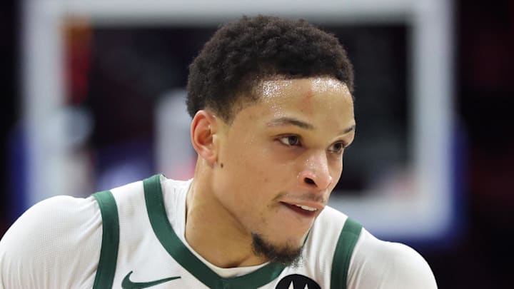 Milwaukee Bucks guard Ryan Rollins (13) controls the ball against the Philadelphia 76ers during the first quarter at Xfinity Mobile Arena on January 27, 2026. Milwaukee Bucks guard Ryan Rollins (13) controls the ball against the Philadelphia 76ers during the first quarter at Xfinity Mobile Arena on January 27, 2026.