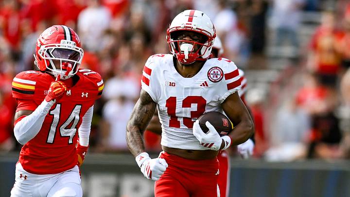 Nebraska's Nyziah Hunter caught five passes for 125 yards during last year's game in College Park. Nebraska's Nyziah Hunter caught five passes for 125 yards during last year's game in College Park.