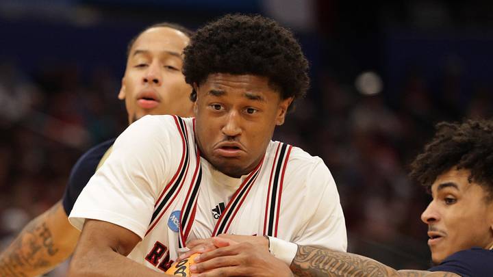 Mar 20, 2026; Tampa, FL, USA; Texas Tech Red Raiders guard Jaylen Petty (11) drives against Akron Zips guard Shammah Scott (1) and guard Sharron Young (3) in the second half during a first round game of the men's 2026 NCAA Tournament at Benchmark International Arena. Mandatory Credit: Nathan Ray Seebeck-Imagn Images Mar 20, 2026; Tampa, FL, USA; Texas Tech Red Raiders guard Jaylen Petty (11) drives against Akron Zips guard Shammah Scott (1) and guard Sharron Young (3) in the second half during a first round game of the men's 2026 NCAA Tournament at Benchmark International Arena. Mandatory Credit: Nathan Ray Seebeck-Imagn Images