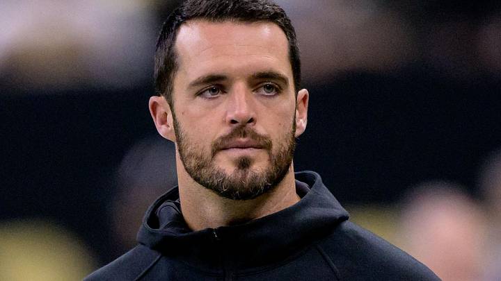 Oct 13, 2024; New Orleans, Louisiana, USA; New Orleans Saints quarterback Derek Carr walks the sideline before a game against the Tampa Bay Buccaneers at Caesars Superdome. Mandatory Credit: Matthew Hinton-Imagn Images Oct 13, 2024; New Orleans, Louisiana, USA; New Orleans Saints quarterback Derek Carr walks the sideline before a game against the Tampa Bay Buccaneers at Caesars Superdome. Mandatory Credit: Matthew Hinton-Imagn Images