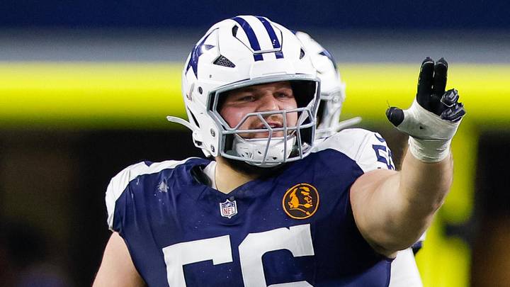 Dallas Cowboys center Cooper Beebe