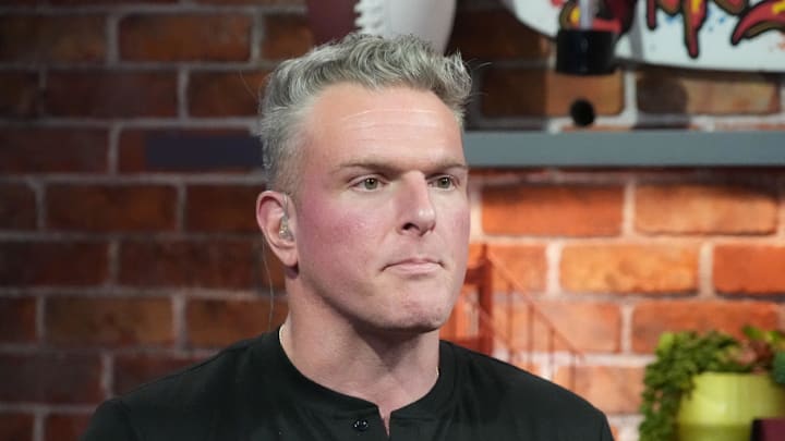 Pat McAfee on the Pat McAfee Show set