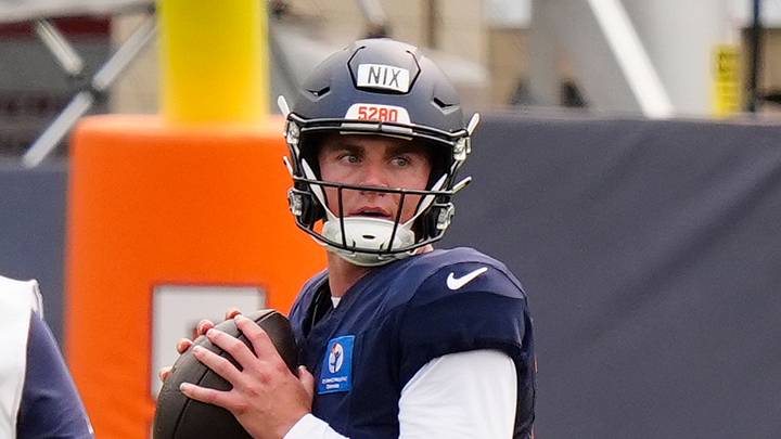 Denver Broncos quarterback Bo Nix 