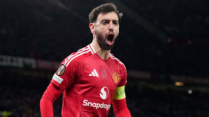 Bruno Fernandes was Manchester United's best player in their 2024–25 Europa League campaign. 