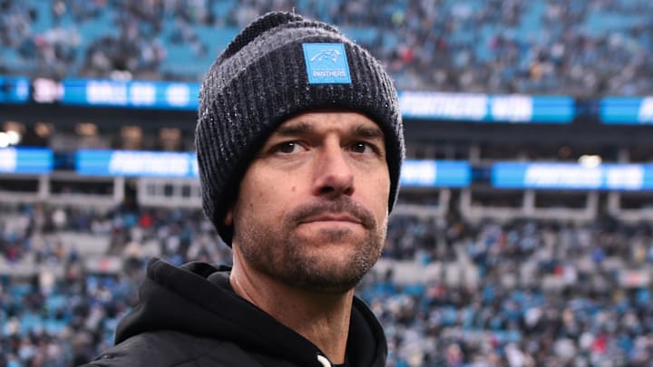 Carolina Panthers head coach Dave Canales