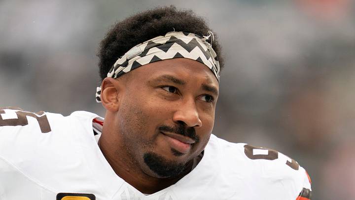 Los Angeles Rams defensive end Myles Garrett