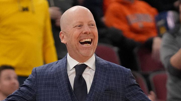 Mar 14, 2026; Chicago, IL, USA; UCLA Bruins head coach Mick Cronin reacts after being called for a technical against the Purdue Boilermakers during the first half at United Center. Mandatory Credit: David Banks-Imagn Images Mar 14, 2026; Chicago, IL, USA; UCLA Bruins head coach Mick Cronin reacts after being called for a technical against the Purdue Boilermakers during the first half at United Center. Mandatory Credit: David Banks-Imagn Images