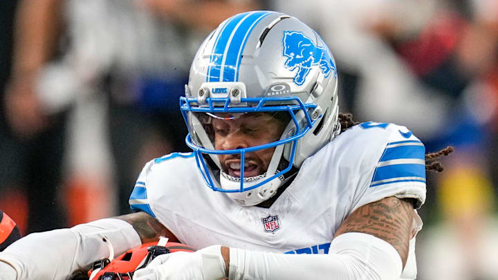 Detroit Lions defensive back Avonte Maddox (29).