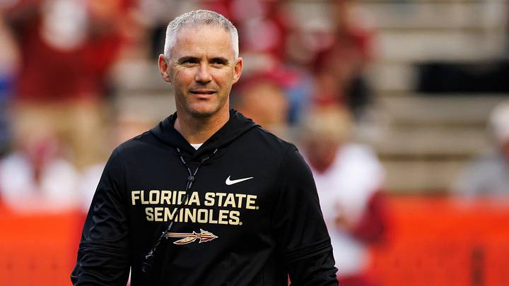 Florida State Seminoles head coach Mike Norvell