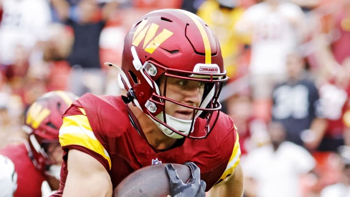 Washington Commanders wide receiver Luke McCaffrey Washington Commanders wide receiver Luke McCaffrey