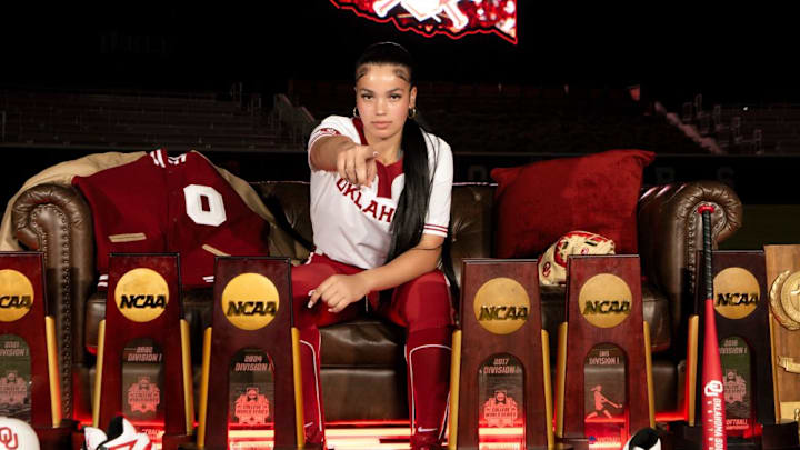 Oklahoma pitcher Sophia Bordi Oklahoma pitcher Sophia Bordi