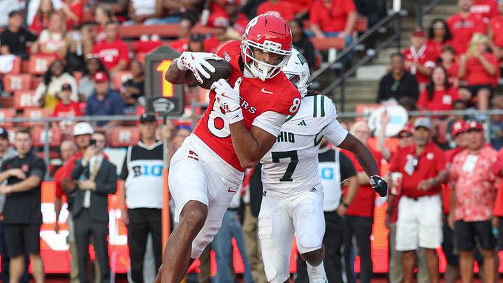 Rutgers Scarlet Knights wide receiver KJ Duff Rutgers Scarlet Knights wide receiver KJ Duff