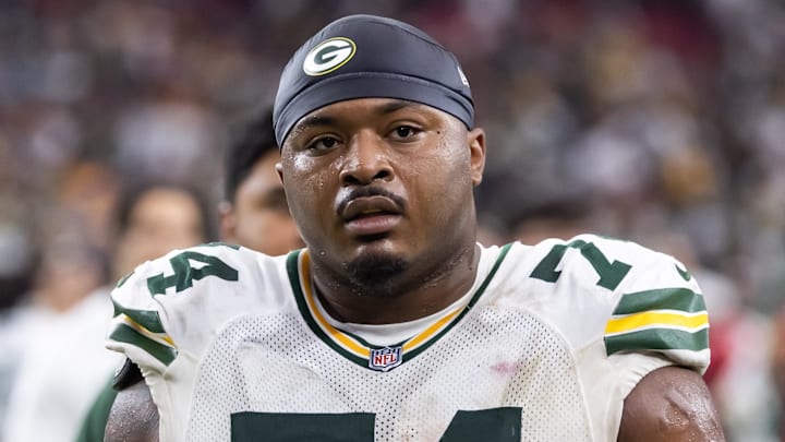 Green Bay Packers center Elgton Jenkins.