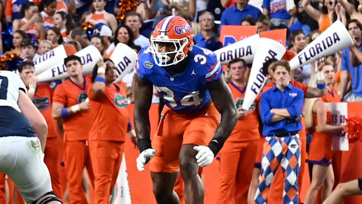 Florida Gators edge rusher George Gumbs Jr. had his coming out party against Samford Florida Gators edge rusher George Gumbs Jr. had his coming out party against Samford