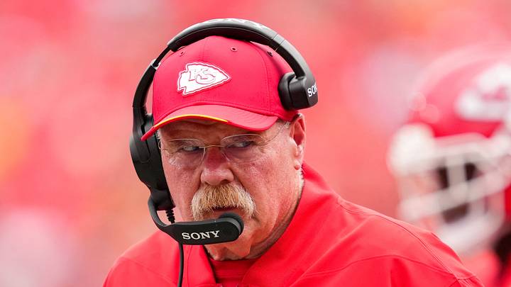 Kansas City Chiefs head coach Andy Reid; Jay Biggerstaff