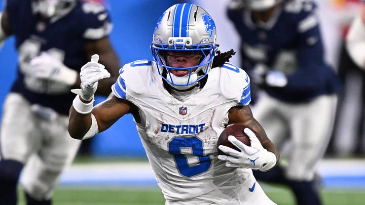 Detroit Lions running back Jahmyr Gibbs will be one of the first five players picked in most 2026 fantasy football drafts. Detroit Lions running back Jahmyr Gibbs will be one of the first five players picked in most 2026 fantasy football drafts.