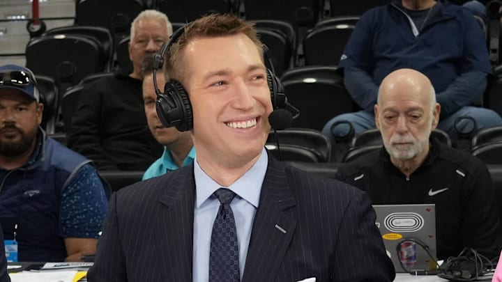 College basketball analyst Robbie Hummel College basketball analyst Robbie Hummel