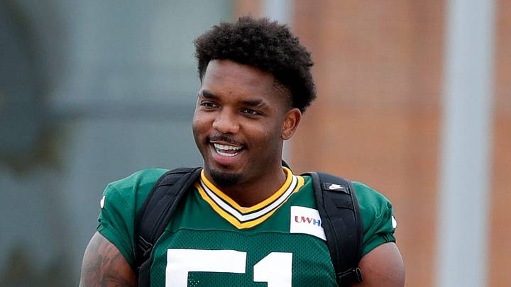 Green Bay Packers defensive end Dani Dennis-Sutton