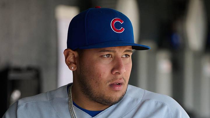 Jun 14, 2026; San Francisco, California, USA; Chicago Cubs designated hitter Moises Ballesteros (25) looks on in the dugout before a game against the San Francisco Giants at Oracle Park. Mandatory Credit: Robert Edwards-Imagn Images Jun 14, 2026; San Francisco, California, USA; Chicago Cubs designated hitter Moises Ballesteros (25) looks on in the dugout before a game against the San Francisco Giants at Oracle Park. Mandatory Credit: Robert Edwards-Imagn Images