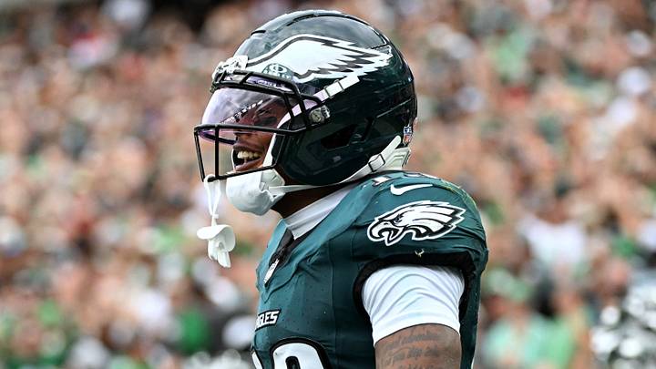 Philadelphia Eagles wide receiver Dontayvion Wicks Philadelphia Eagles wide receiver Dontayvion Wicks